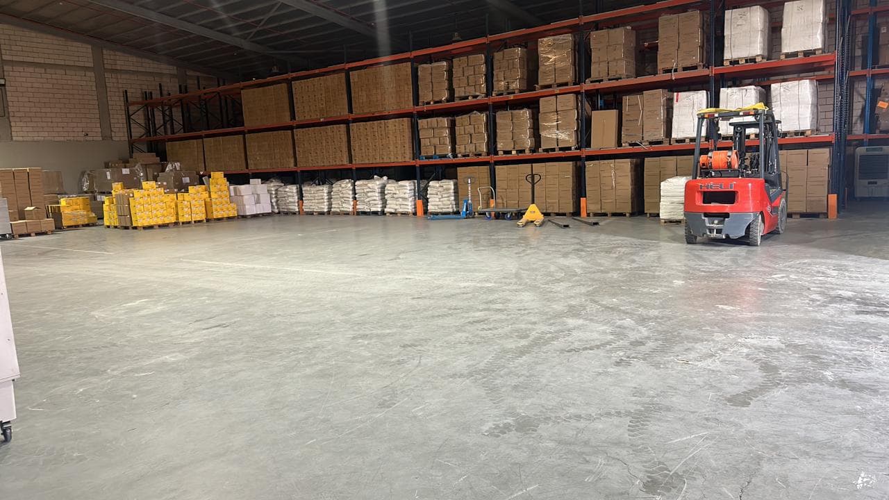 Interior of WH-10071 logistics warehouse in Al Sulay Riyadh